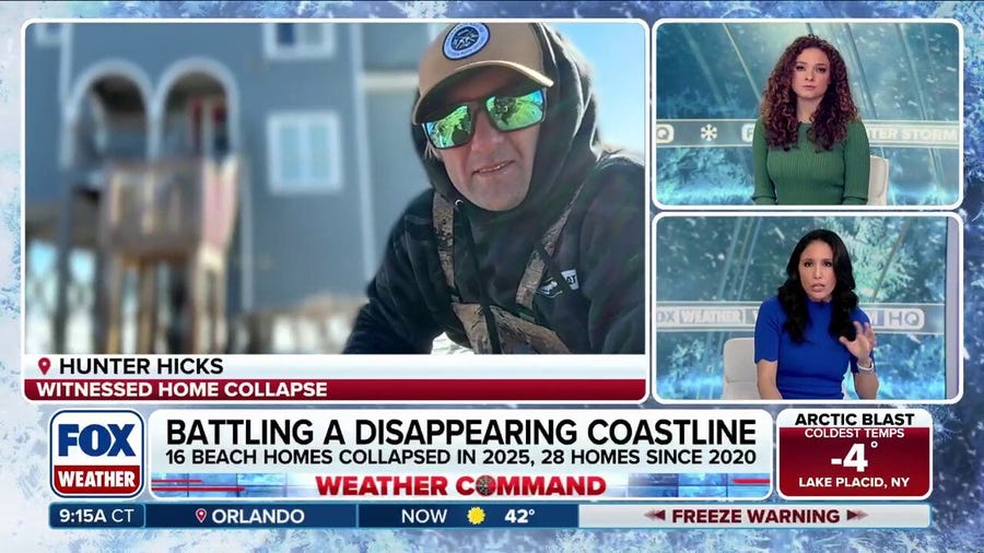 Eyewitness of home collapse in North Carolina joins FOX Weather  