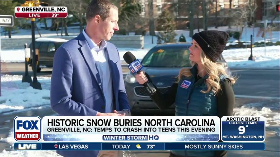 Greenville mayor talks about city's efforts to clean up from historic snow