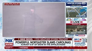 "As strong as a storm I've been in": Meteorologist Mike Seidel blasted by bomb cyclone nor'easter