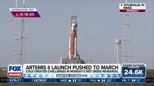 NASA delays Artemis II moon rocket mission as rare arctic outbreak pushes as far south as Florida
