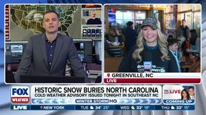 After historic snow hit the Carolinas, FOX Weather visits Sup Dogs in Greenville, NC 