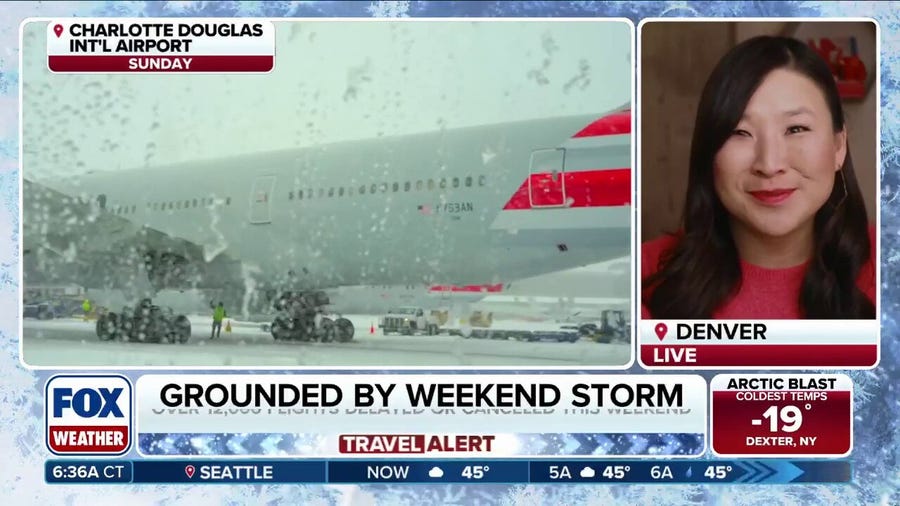 Weekend nor'easter disrupted hundreds of flights on East Coast