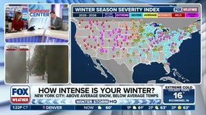 Winter season severity index: Which parts of the US have seen the most intense winter