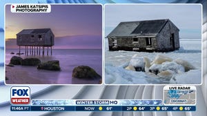 Long Island photographer captures photos of iconic Hamptons stilt house collapse