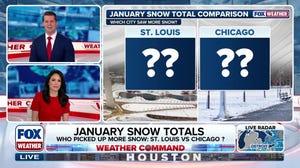 January snow totals: Which cities saw more snow? 