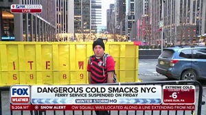 Dangerous cold lands in New York City, lasting all weekend long