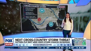 Next cross-country storm threat looms