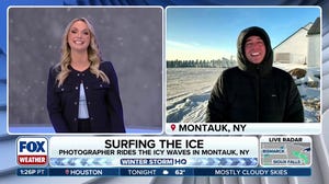 New York photographer rides the icy waves