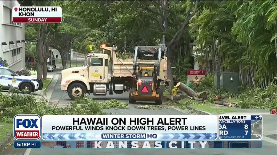 Hawaii on high alert as storm drops monumental amount of rain