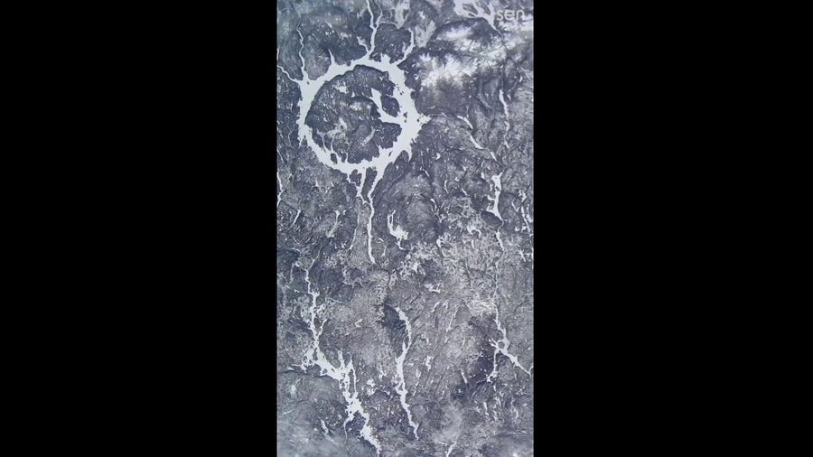 See it: One of the world's largest impact craters seen from space