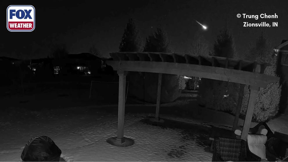 Videos from Indiana and Ohio on Tuesday show a fireball shooting through the night sky. More than 100 reports were made to the American Meteor Society from Illinois, Indiana, Kentucky, Ohio and Wisconsin, witnessing the fireball. 