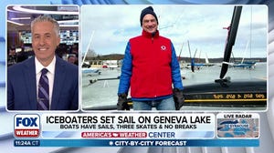 Seasoned ice boater Rich Stearns joins FOX Weather to discuss ice boating on Geneva Lake