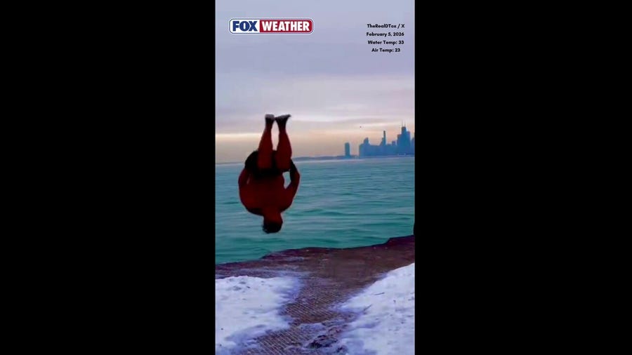 Dan O'Conor, the Great Lake Jumper, has taken a plunge into Lake Michigan for more than 2,000 days straight
