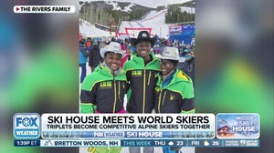 FOX Weather Ski House welcomes Jamaican-American triplets chasing skiing history 
