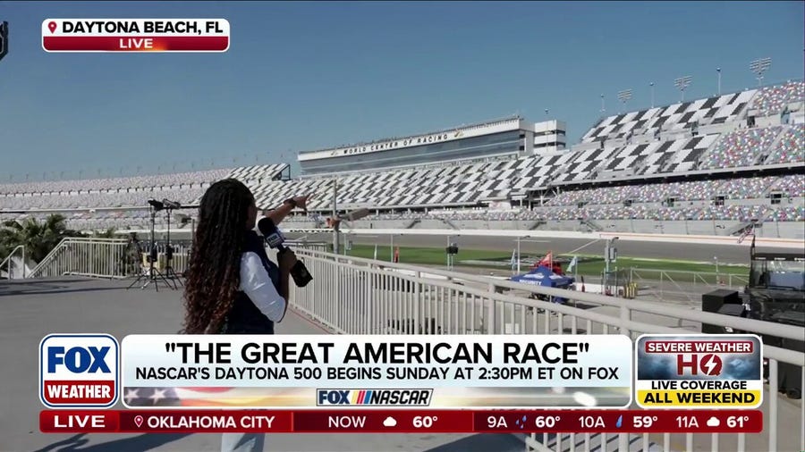 Chances of rain at Daytona 500 race growing as race prep is fully underway