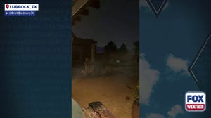 Severe weather moves in over Texas