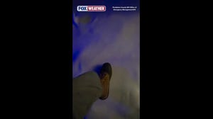 Slick icy conditions at Shenandoah Mountain