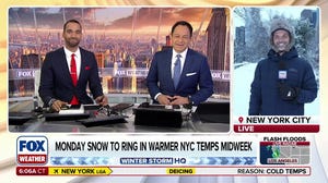 Wintry dusting hits Central Park