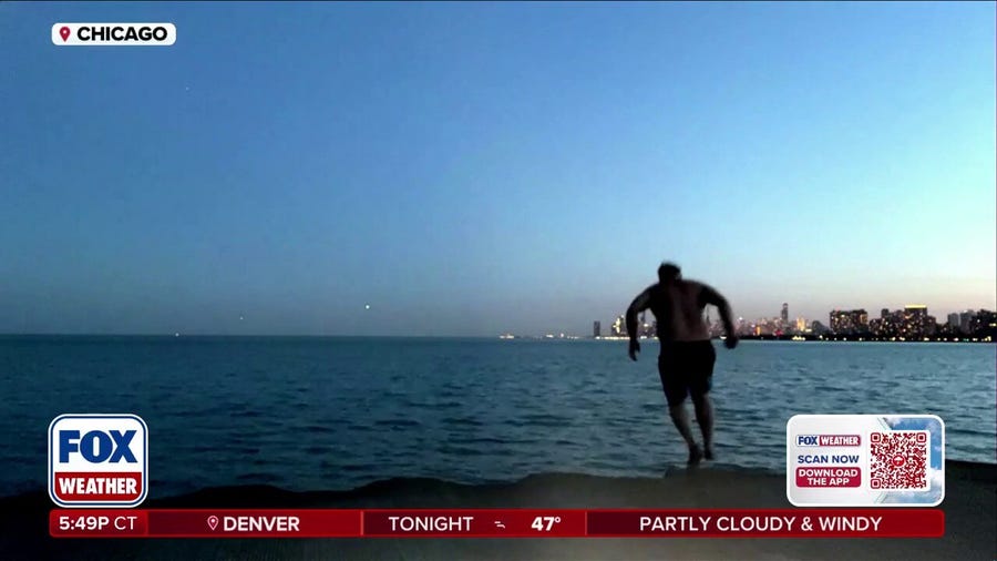 Great Lake Jumper plunges into Lake Michigan for over 2,000 days straight