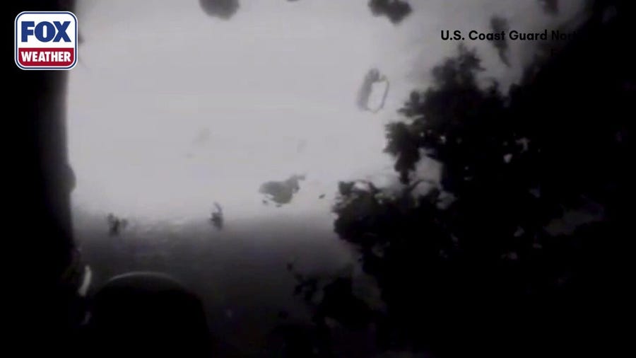 Watch: Coast Guard airlift injured hikers from Olympic National Forest