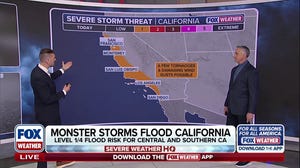 Monster storms flood California