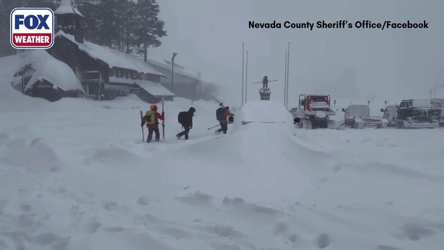 Skiers reported missing after avalanche in Sierra Nevada in California