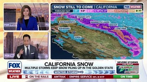 California mountains slammed by blizzard conditions, 10 feet of snow could fall across Sierra peaks