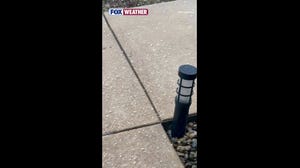 Hail falls across Union, Missouri