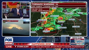 Tornado warnings in effect in Indiana as severe storms charge through the Midwest