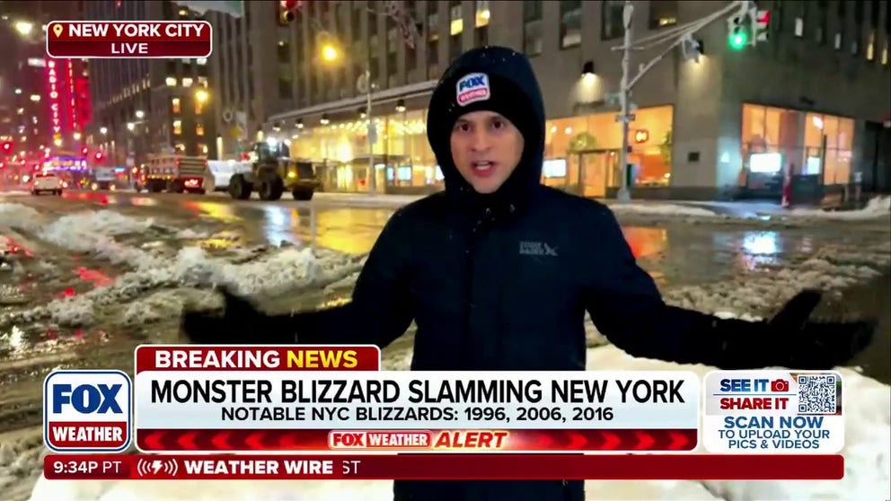 Monster blizzard pummels New York City | Latest Weather Clips | FOX Weather