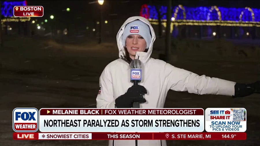 Blizzard slams Boston with fierce wind gusts