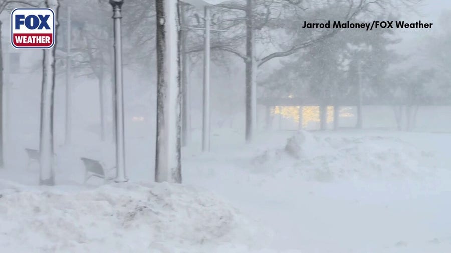 Historic blizzard blasts Boston with howling winds after storm 'bombs out' off coast
