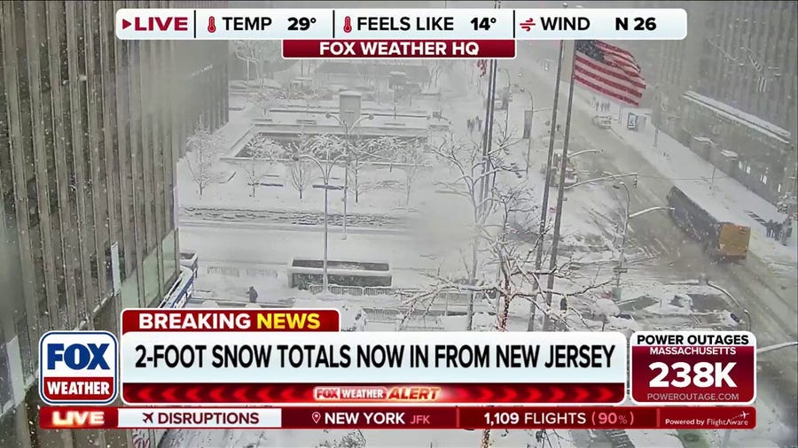 Blizzard of 2026: Northeast slammed with record snow and hurricane-force wind gusts