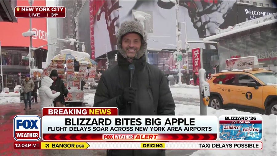 Intense winter storm buries New York City