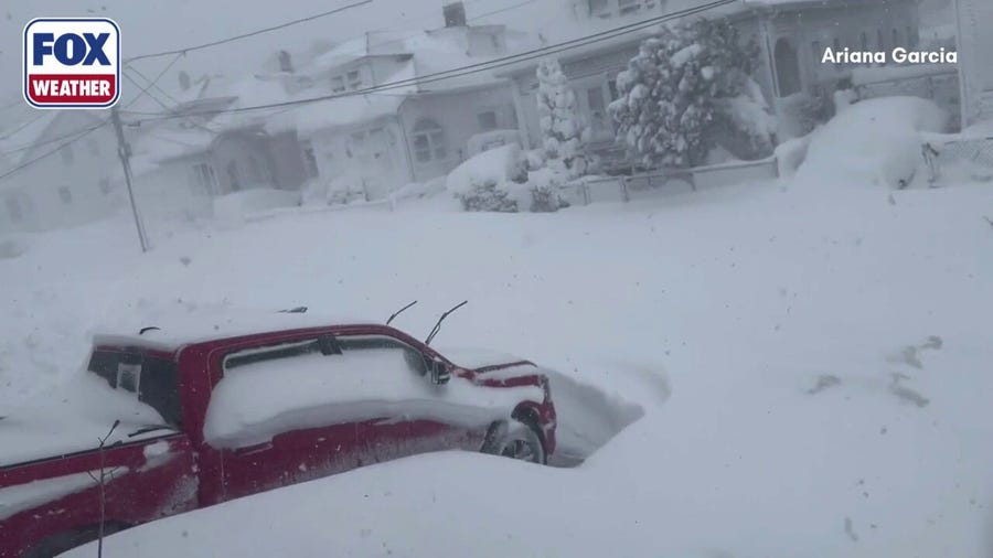Watch: Providence buried in nearly 3 feet of snow during blizzard