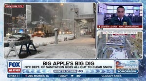 New York City Sanitation Department goes all out clearing streets after historic blizzard 