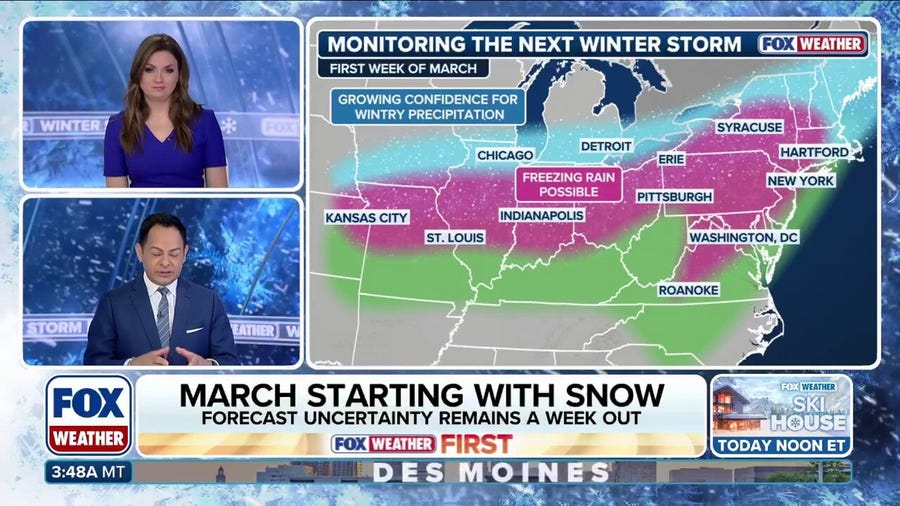 Next winter storm threatens Midwest to Northeast with snow and ice