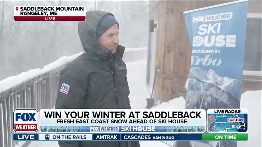 FOX Weather Ski House takes on Saddleback Mountain