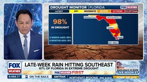 Storms to bring needed-drought relief for Florida, Southeast