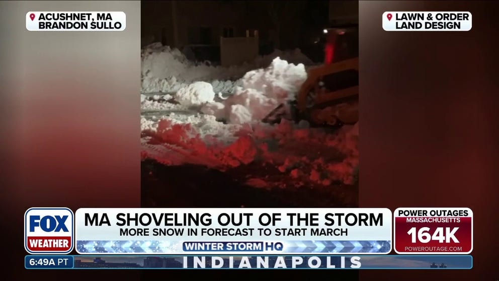 Massachusetts still digging out following historic blizzard | Latest ...