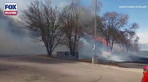 'Get Back': Officials Respond to Major Grass Fire in Denver Suburb