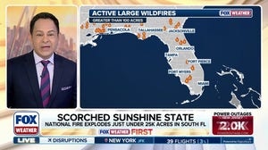 Massive Florida wildfire shuts down Interstate 75 along Alligator Alley amid historic drought