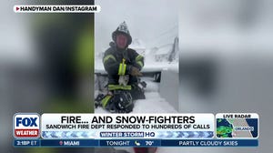 Firefighters help clear road debris, assist drivers after historic blizzard slams Massachusetts