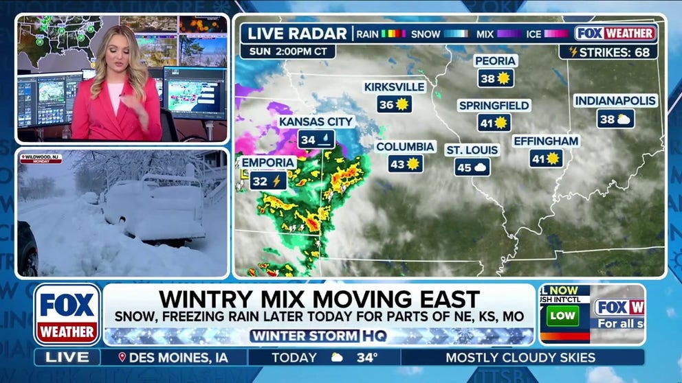 Back-to-back snowstorms impact the Midwest and East Coast to kick off ...