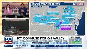 Round two of a three-storm sequence brings icy commute to Ohio Valley