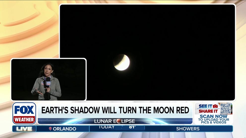 Look up: Total lunar eclipse underway | Latest Weather Clips | FOX Weather