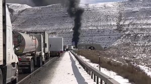 2 killed in fiery crash inside Wyoming tunnel along Interstate 80