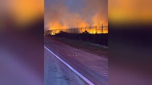 Wildfire shuts down major highway serving Florida Keys