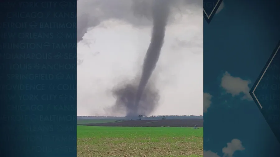 Tornado spotted in western Wisconsin on Thursday