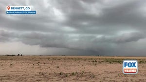 Stormy skies hover over Colorado